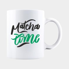 Cana alba personalizata MATCHA TIME, INOVATIX&reg;. 330ml