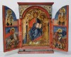 Triptic Deisis, Scoala Greceasca, Sec. XVIII, Tempera/Lemn, 282x368 cm, Cu Certificat Autenticitate