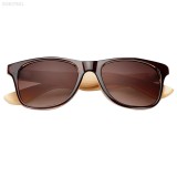 Ochelari Soare Bambus - Lemn, Protectie UV 100% + Toc + Husa -Model TEA, Femei, Protectie UV 100%, Plastic