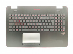 Carcasa superioara cu tastatura iluminata Laptop, Asus, ROG G551, G551J, G551JX, GL551VW, layout SP foto