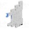 Stativ, DIN, pentru relee HF41F, 5 pini, HONGFA RELAY - 41F-1Z-C2-4