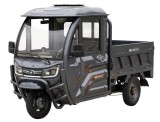 Triciclu Electric Cargo Cabina Inchisa ''Voinicu Trcb1500'' Gri Inchis