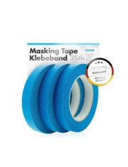 Banda mascare hidrorezistenta Chemicalworkz Masking Tape Blue 18mm x 50m set 3 buc foto