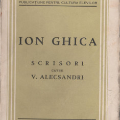 Ion Ghica - Scrisori catre V. Alecsandri