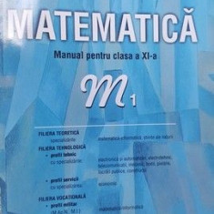 Matematica M1. Manual pentru clasa a XI-a- Marius Burtea, Georgeta Burtea