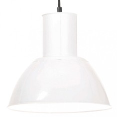 vidaXL Lampă suspendată, 25 W, alb, rotund, 28,5 cm, E27