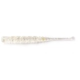Aji Worm Plu-Plu 5cm Clear Rainbow Glitter