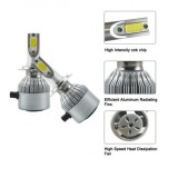 Kit 2 becuri auto LED HB4
