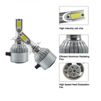 Kit 2 becuri auto LED HB4 foto