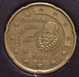 20 euro cent Spania 2002, Europa