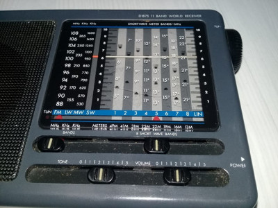Radio portabil MAGNAVOX D1875 VECHI Functional/Necuratat,Radio de Colectie foto