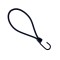 C&acirc;rlig elastic universal 6mm x 25cm, Negru