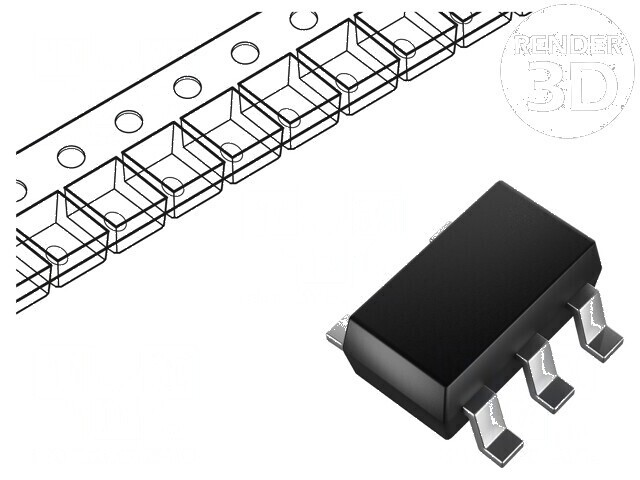 Comparator low-power IC Cmp 1 2,7&divide;16V SMT SOT23-5