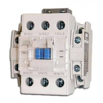 Contactor 3 poli 32A cu bobina la 400V AC 2NO+2NC 2 contacte normal deschise + 2 contacte normal inchise foto