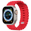 Curea silicon TU&YA® Premium, pentru Apple Watch 8/7/6/5/4/3, Display 41/40/38 mm, Rosu