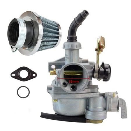 Carburator Atv Bashan 125 soc pe Cablu + Filtru Aer + Garnituri Carburator