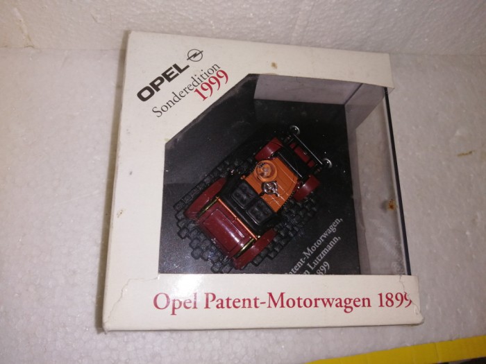 bnk jc Vitesse 1899 Opel Patent-Motorwagen System Lutzmann 1/43