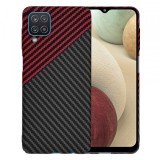 Husa pentru Samsung Galaxy F12 F127 / A12 Nacho A127 / M12 M127 / A12 A125, Techsuit, Carbonite FiberShell Vortex, Rosie
