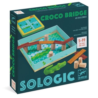 Joc de logica Podul Crocodilului Djeco foto