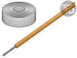 Cablu Electric Silicon 1x2,5mm2 Portocaliu