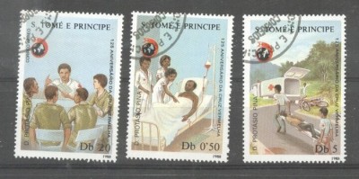 Sao Tome e Principe 1988 Medicine, Health, used M.266 foto