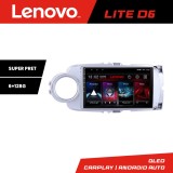 Navigatie Toyota Yaris 2010-2018 Lenovo Lite D6, Android, 6GB RAM, 128GB