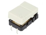 Comutator Tastatură SPST-NO 24VDC Ivoriu