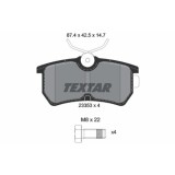 Textar set placute frana, frana disc