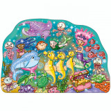 Puzzle de Podea Distractia Sirenelor - Mermaid Fun Puzzle, orchard toys