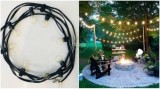 Ghirlanda Luminoasa de Exterior, cu 2 Bec Edison Led/m, Lungime 16 m, lumina calda