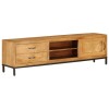 Gossi comoda tv, lemn masiv de mango, 140 x 30 x 40 cm