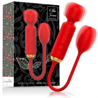 MIA - TOSCANA DOUBLE PLEASURE WAND + VIBRATING EGG foto