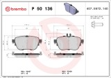 BREMBO P 50 136 PRIME LINE set placute frana,frana disc