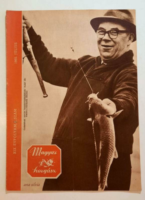 Revista Magyar horgasz folyoirat - 1965, julius (pescuit, maghiara) foto