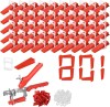 Set nivelare gresie si faianta 801 piese , 700 clipsuri, 100 pene, 1 cleste de montaj Montaj rapid si precis pe perete si podea