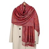 Cumpara ieftin Esarfa casmir jacquard Purple