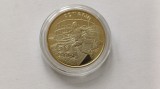 Romania -50 Bani 2020 Campionatul European de Fotbal -Proof