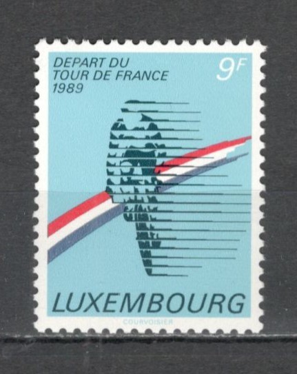 Luxemburg.1989 Start in Turul Frantei la ciclism ML.191
