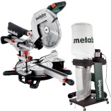 Metabo KGS 305 M + SPA 1200 - Fierastrau circular stationar 1600 W 305x30 mm + Aspirator pentru rumegus 550 W 65 l 250 l/sec 100 mm