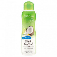 TROPICLEAN Șampon cu lămâie verde și nucă de cocos 355 ml