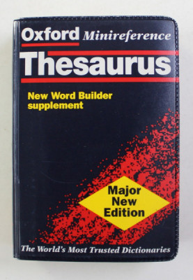 THE OXFORD MINIREFERENCE THESAURUS , edited by MARTIN NIXON , 1999 foto
