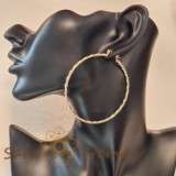 Cercei extra-mari impletiti 6.3 cm , Eleganta impresionanta si calitate superioara
