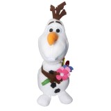 Jucarie de plus, Disney Olaf 35cm, cu Buchet de Flori