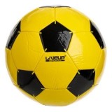 Minge de fotbal marimea 5, galben-neagra, textil, CMCLASS