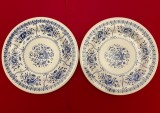 2 FARFURII DIN FAIANTA GLAZURATA CU MARCAJ BOCH BELGIUM D24CM