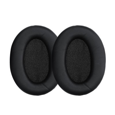 Set 2 Perne de urechi pentru casti Sony WH-1000XM3, Kwmobile, Negru, Piele ecologica, 51584.01 foto