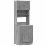 Cumpara ieftin Dulap de bucatarie, gri sonoma, 60x50x180 cm lemn prelucrat