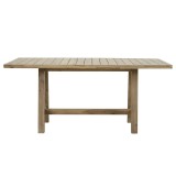 Masa exterior Malibu din lemn de salcam natural 170x90x75.5cm