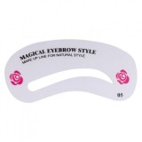 Set Sabloane sprancene, Makeup, Magical Eyebrow Style, 24 bucati