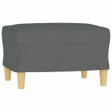 Cumpara ieftin Taburet, gri inchis, 60x50x41 cm, material textil